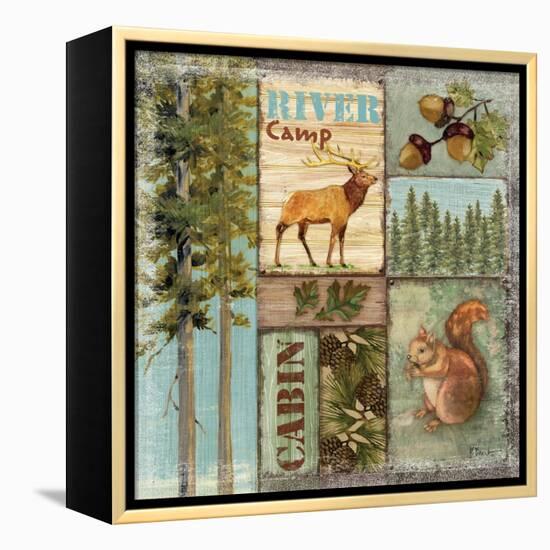 Elk Lodge-Paul Brent-Framed Stretched Canvas