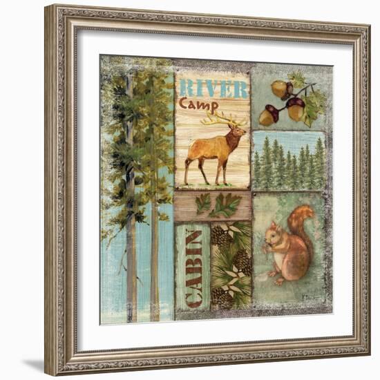 Elk Lodge-Paul Brent-Framed Art Print