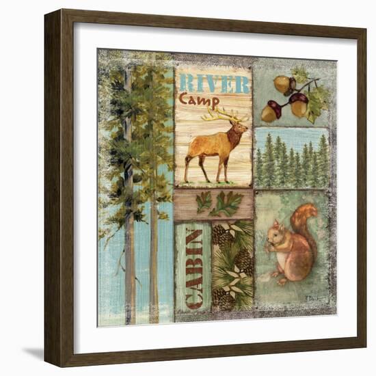 Elk Lodge-Paul Brent-Framed Art Print