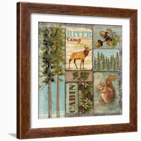 Elk Lodge-Paul Brent-Framed Art Print