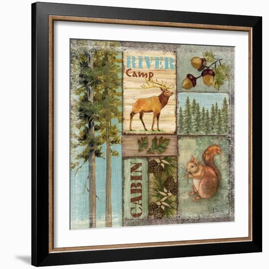 Elk Lodge-Paul Brent-Framed Art Print