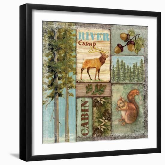 Elk Lodge-Paul Brent-Framed Art Print