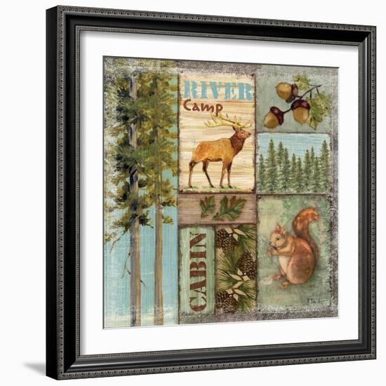 Elk Lodge-Paul Brent-Framed Art Print