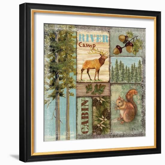 Elk Lodge-Paul Brent-Framed Art Print