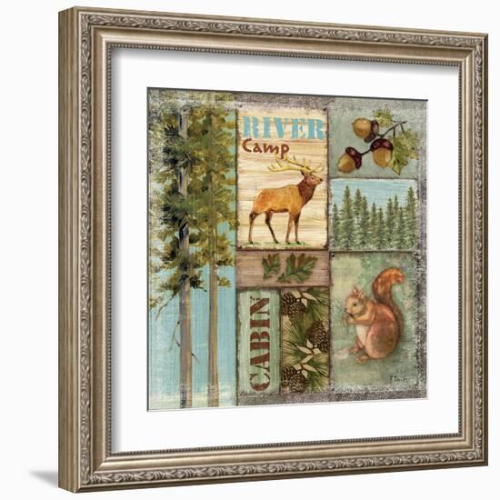 Elk Lodge-Paul Brent-Framed Art Print