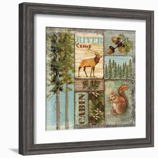 Elk Lodge-Paul Brent-Framed Art Print