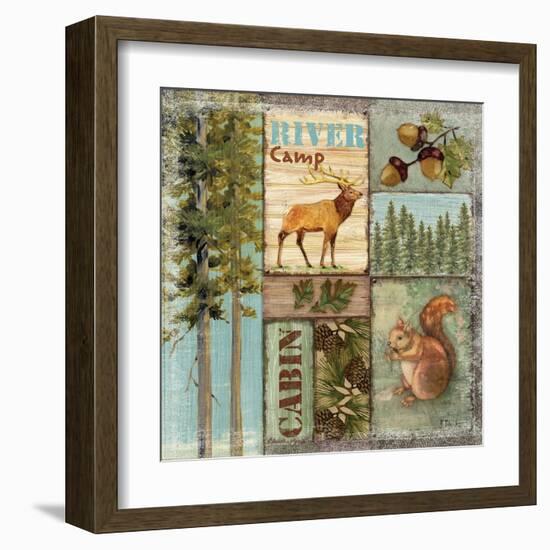 Elk Lodge-Paul Brent-Framed Art Print