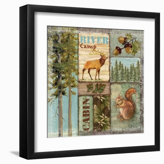 Elk Lodge-Paul Brent-Framed Art Print