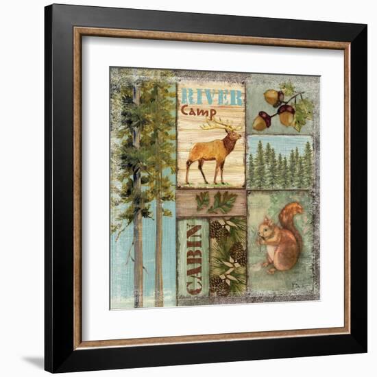 Elk Lodge-Paul Brent-Framed Art Print