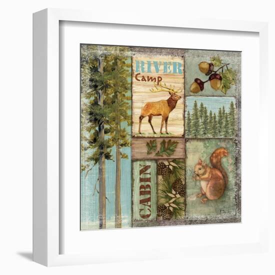 Elk Lodge-Paul Brent-Framed Art Print