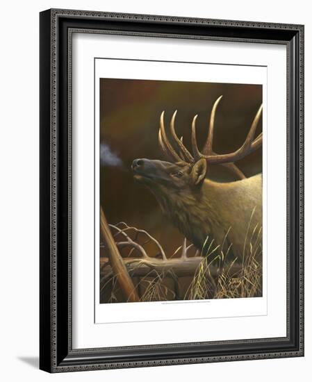 Elk Portrait I-Leo Stans-Framed Art Print