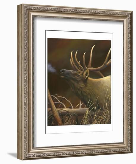 Elk Portrait I-Leo Stans-Framed Art Print