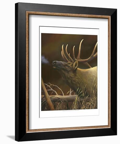 Elk Portrait I-Leo Stans-Framed Art Print