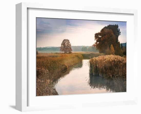 Elk River-null-Framed Art Print