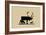 Elk Silhouette I-Vision Studio-Framed Art Print