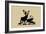 Elk Silhouette III-Vision Studio-Framed Art Print