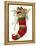 Elk Stocking-Beverly Johnston-Framed Premier Image Canvas