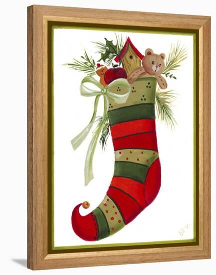 Elk Stocking-Beverly Johnston-Framed Premier Image Canvas