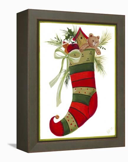 Elk Stocking-Beverly Johnston-Framed Premier Image Canvas