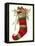 Elk Stocking-Beverly Johnston-Framed Premier Image Canvas