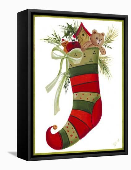 Elk Stocking-Beverly Johnston-Framed Premier Image Canvas