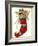 Elk Stocking-Beverly Johnston-Framed Giclee Print