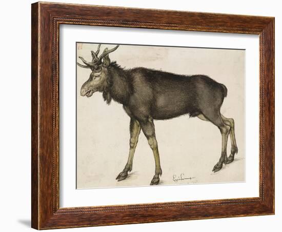 Elk-Albrecht Dürer-Framed Art Print