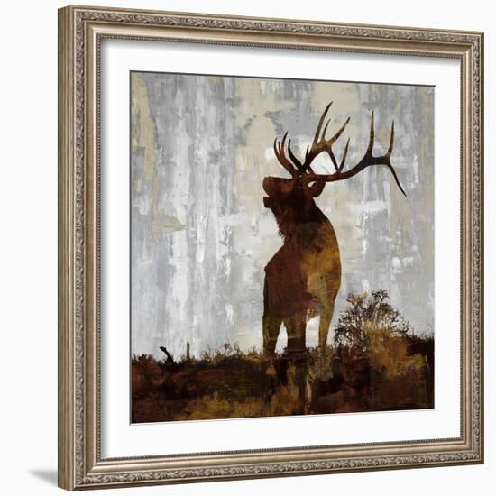 Elk-Carl Colburn-Framed Art Print