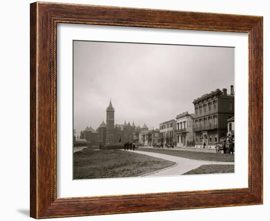 Elks Place, New Orleans, La.-null-Framed Photo