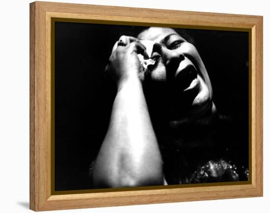 Ella Fitzgerald (1917-1996) American Jazz Singer C. 1960-null-Framed Stretched Canvas