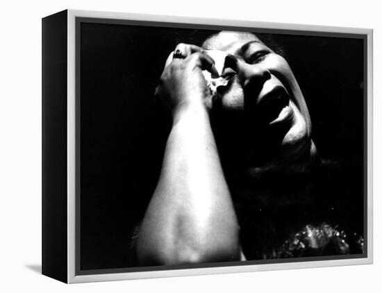 Ella Fitzgerald (1917-1996) American Jazz Singer C. 1960-null-Framed Stretched Canvas