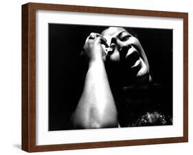 Ella Fitzgerald (1917-1996) American Jazz Singer C. 1960-null-Framed Photo