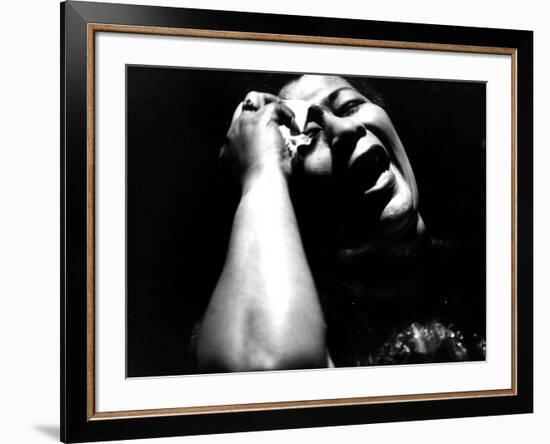 Ella Fitzgerald (1917-1996) American Jazz Singer C. 1960-null-Framed Photo