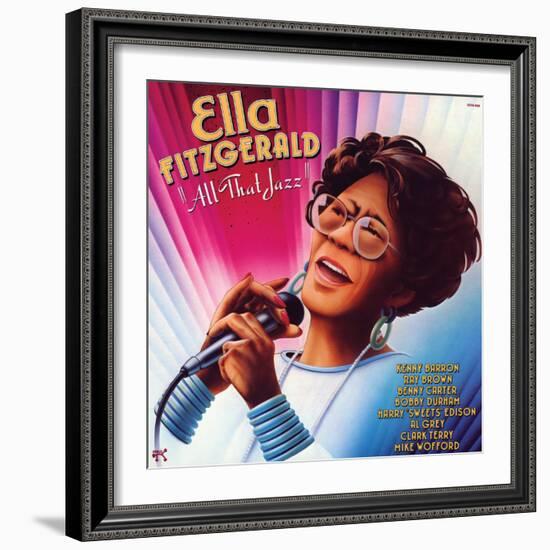 Ella Fitzgerald - All That Jazz--Framed Art Print