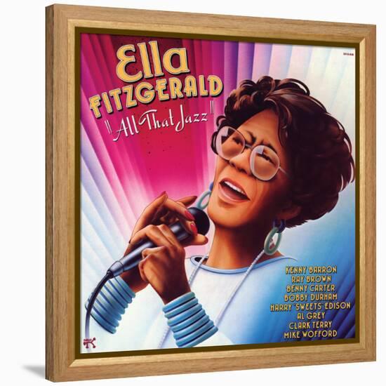 Ella Fitzgerald - All That Jazz-null-Framed Stretched Canvas