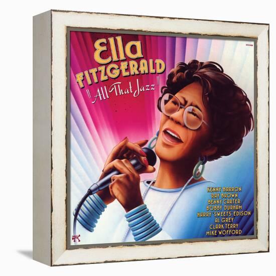 Ella Fitzgerald - All That Jazz-null-Framed Stretched Canvas