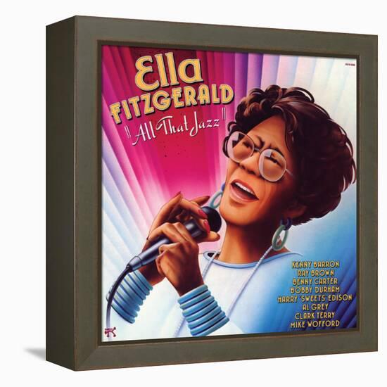 Ella Fitzgerald - All That Jazz-null-Framed Stretched Canvas