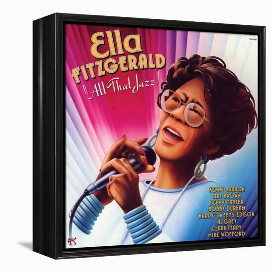 Ella Fitzgerald - All That Jazz-null-Framed Stretched Canvas