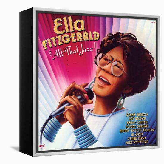 Ella Fitzgerald - All That Jazz-null-Framed Stretched Canvas