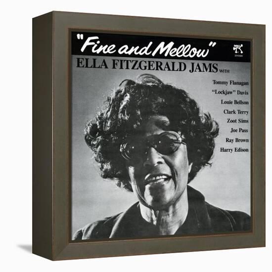 Ella Fitzgerald - Fine and Mellow-null-Framed Stretched Canvas