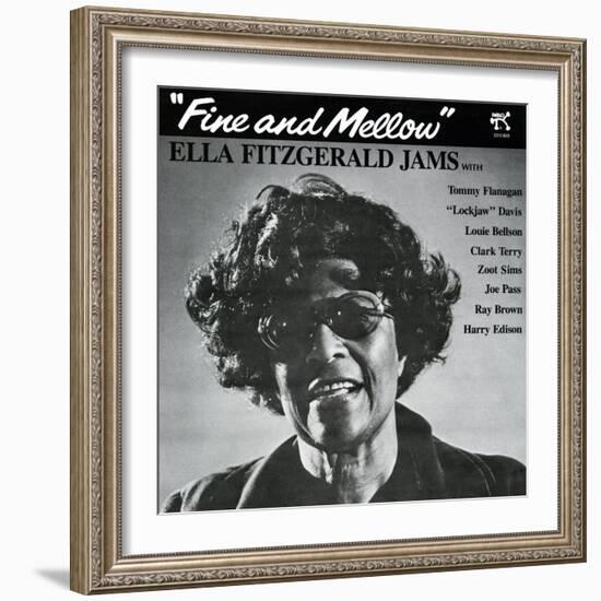 Ella Fitzgerald - Fine and Mellow-null-Framed Art Print