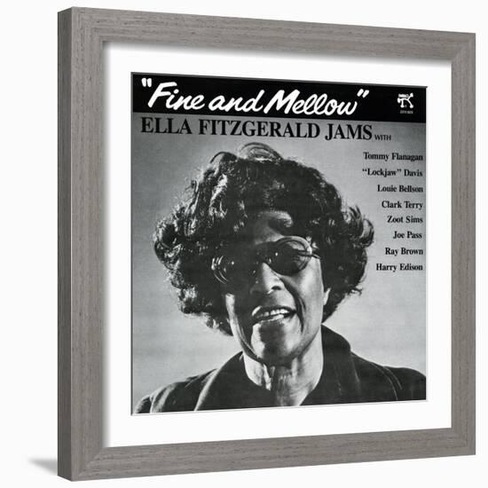 Ella Fitzgerald - Fine and Mellow-null-Framed Art Print