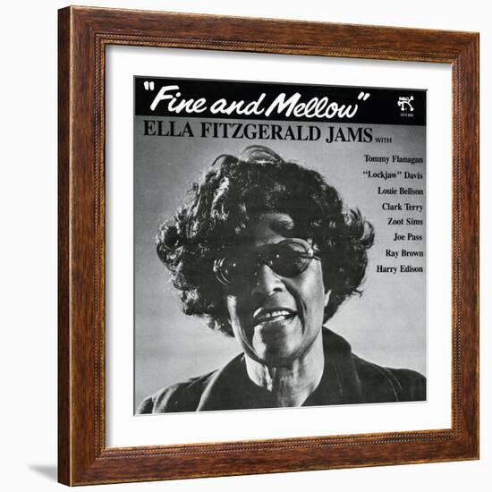 Ella Fitzgerald - Fine and Mellow-null-Framed Art Print