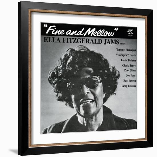 Ella Fitzgerald - Fine and Mellow-null-Framed Art Print