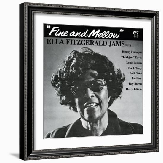 Ella Fitzgerald - Fine and Mellow-null-Framed Art Print