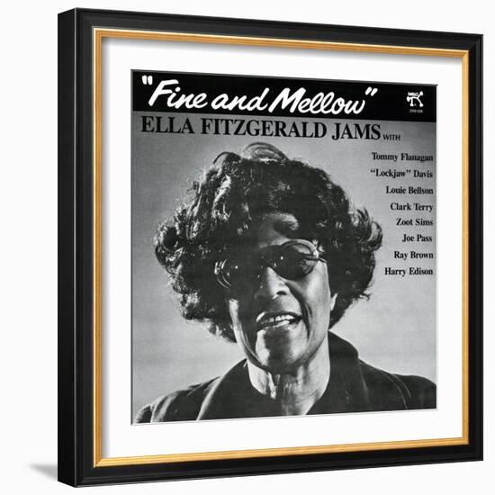 Ella Fitzgerald - Fine and Mellow-null-Framed Art Print