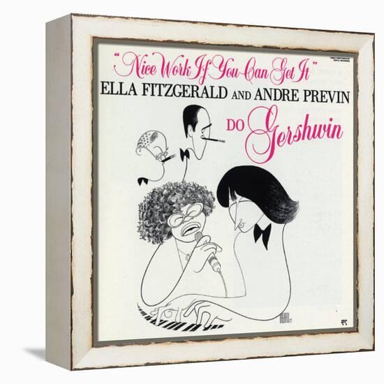 Ella Fitzgerald - Nice Work If You Can Get It-null-Framed Stretched Canvas