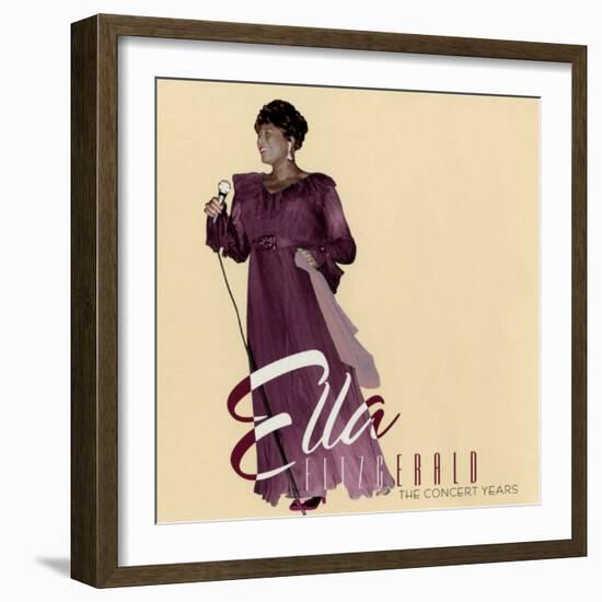 Ella Fitzgerald - The Concert Years-null-Framed Art Print