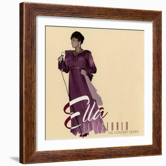 Ella Fitzgerald - The Concert Years-null-Framed Art Print