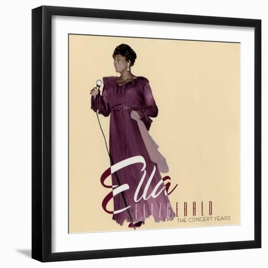 Ella Fitzgerald - The Concert Years-null-Framed Art Print